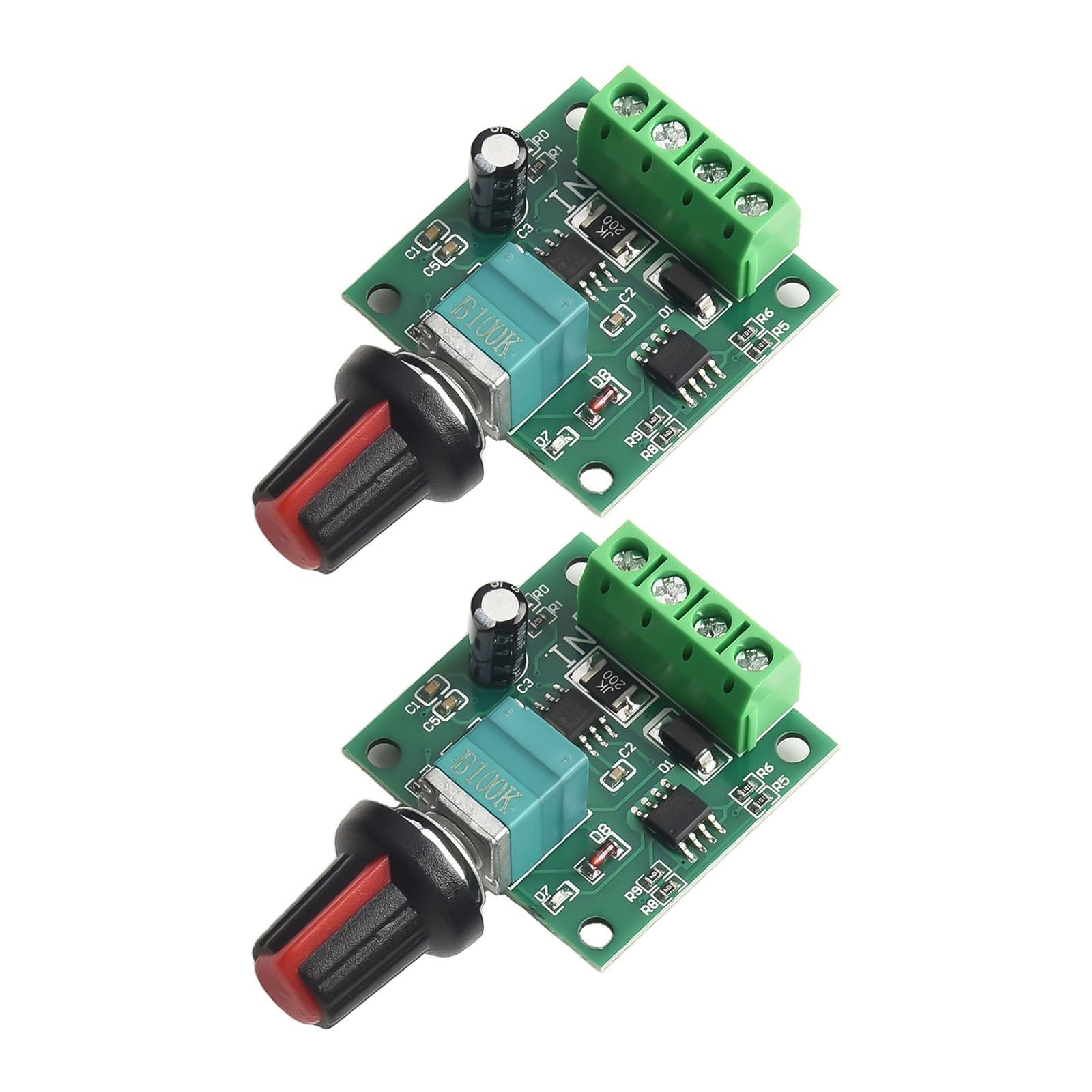 

Speed Control Module for DC Motors 1 8V to 15V with Indicator Light