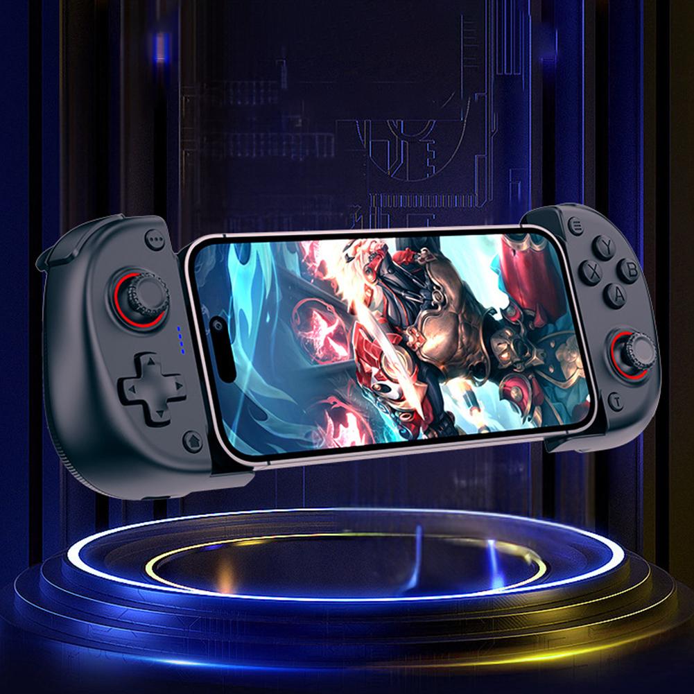 X3 Mobile Phone Gamepad Hall Effect Joystick Bluetooth-Compatible Mobile Phone Gaming Controller Turbo for Android/iOS/Switch/PC