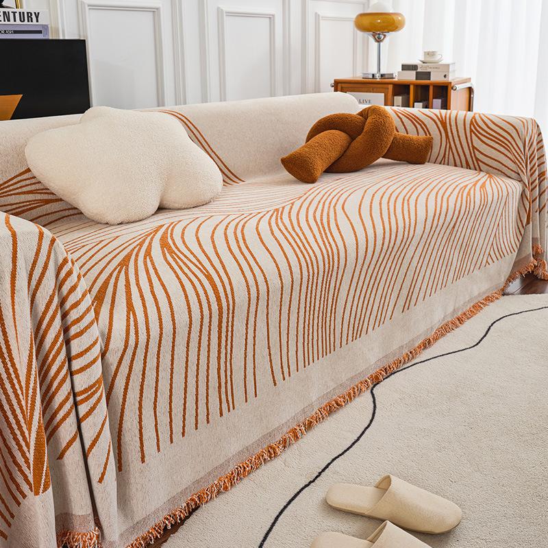 Anti-Scratching Sofa Cover Towel Chenille Sofa Cover New Sofa Cushion Four Seasons Universal Seat Cushions Non-Slip