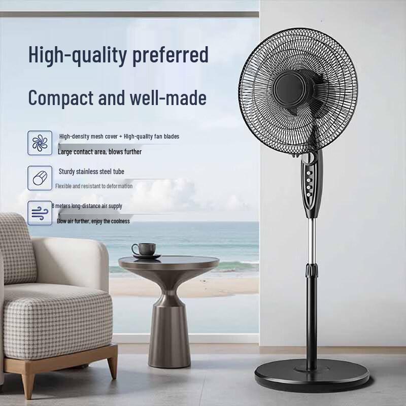 Bangwo 16-inch 5-Blade Remote Control Floor Fan