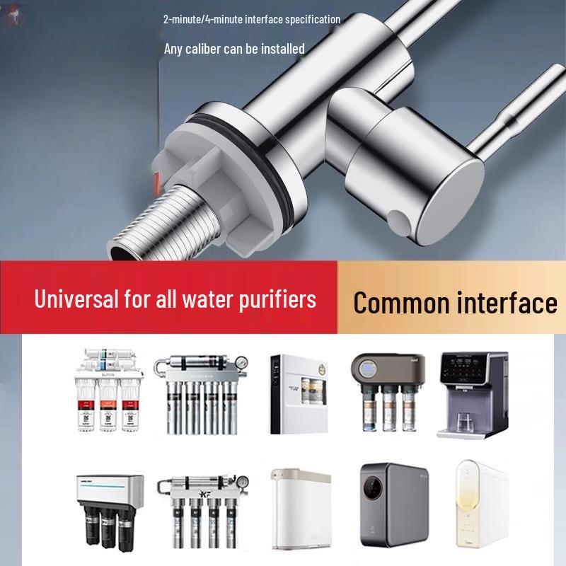 TLXT Kitchen Water Purifier Faucet, Dual Outlet