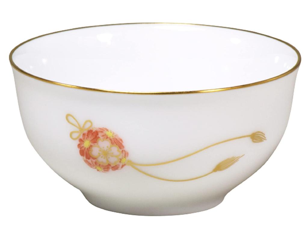 Okura Touen Hanamari Teacup Set of 5, Approx. 185cc, Made in Japan, 51CV/3221