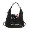 Hello Kitty Backpack For Women Girls Pu Material Large Capacity Daily Use