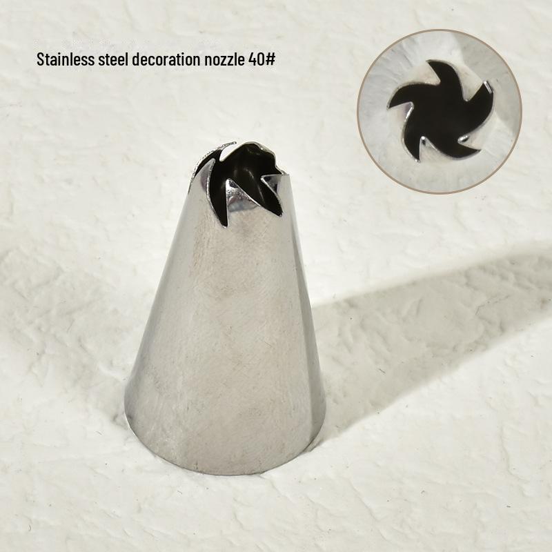 Nerezová sada na zdobení krémovým lepidlem pro DIY pečení a zdobení dortů