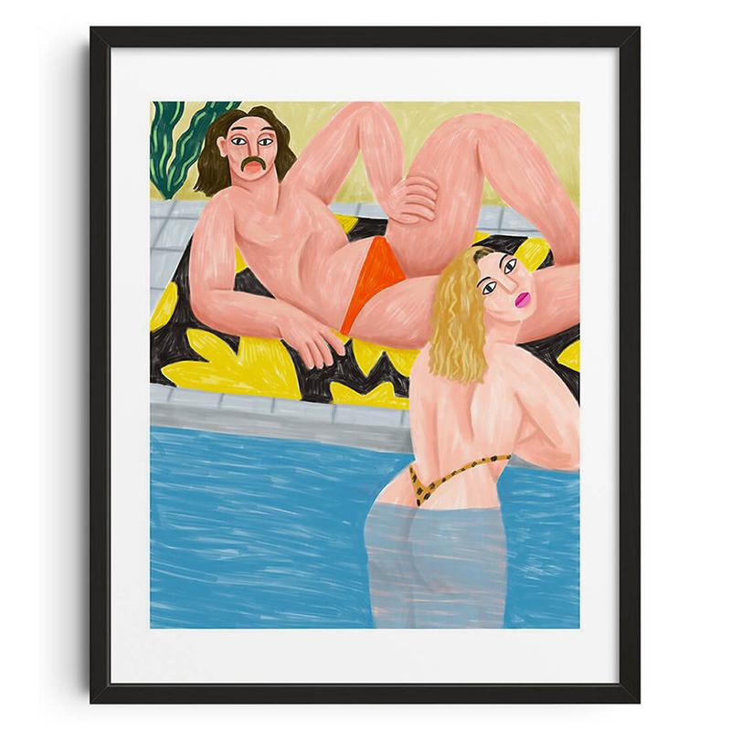 Vintage Abstract Classic Posters Retro Mind Maze Print Mid Century Wall Art Canvas Painting for Club Living Room Home Decor