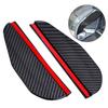 Rainproof Protective Film Rear View Mirror Weather Visor Carbon Fiber Rearview Mirror Rain Eyebrow
