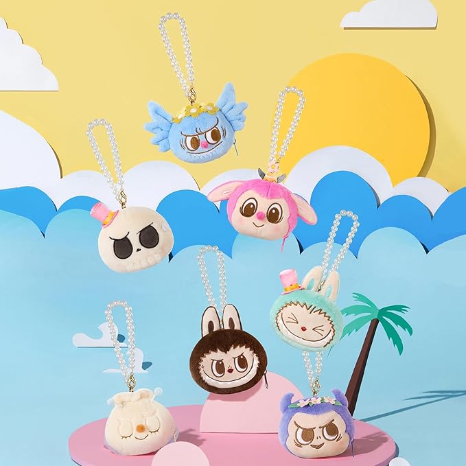 POP MART The Monsters Party Series-Reversible Plush Blind Box, The Monsters Blind Box Figures,Holiday Birthday Gifts, Single Box