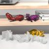 4 st Dinosaurieformset - 3d Silikonhartsform, Gör-det-själv Handgjord, Färgglatt Detaljerat Fjällmönster, Hemkontorsdekoration