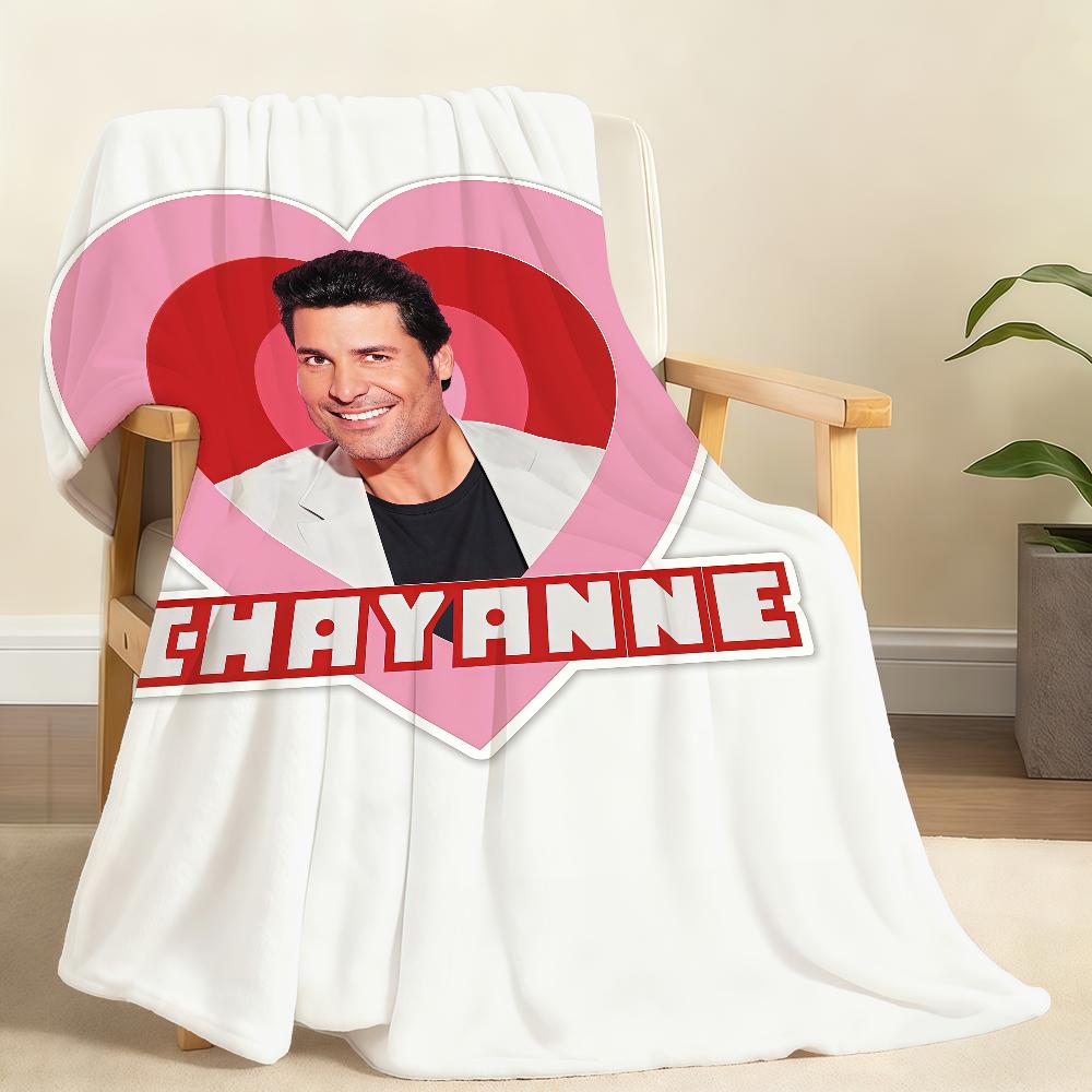 Funny C Chayanne Bailemos Otra Vez Singer meme Blanket Soft Throw Blanket for Home Bedroom Bed Sofa Picnic Office Blanket Gift 75x90cm