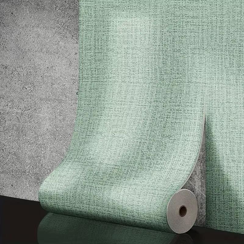 Wallpapers Linen 3D Foam Self-adhesive PVC Solid Color Thickened Waterproof Perfect for Bedroom Living Room Wall Paper Home