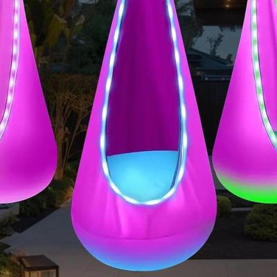 Light Up Kids Pod Swing Seat with Lights for Indoor