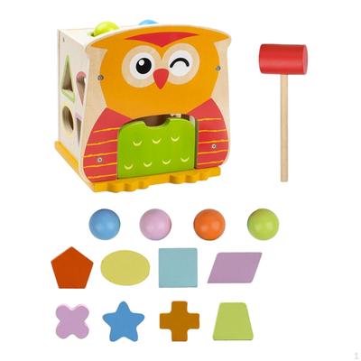 Wooden Color Shape Sorting Toy Matching Game Preschool Learning Activities Early Education