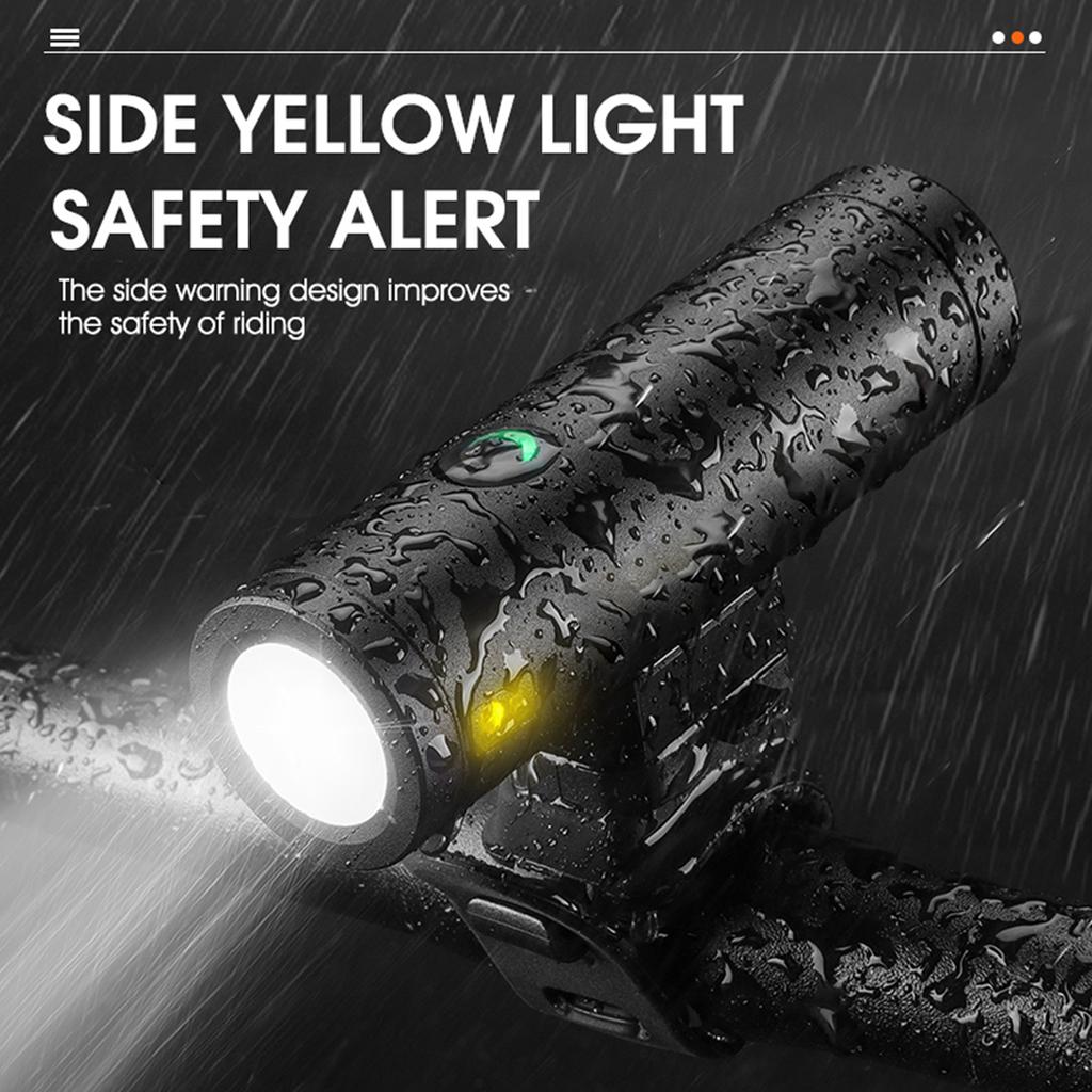 Aluminum Alloy Bright   Light 500   USB Rechargeable Bike Light Waterproof Road Bike Light Cycle   Lamp