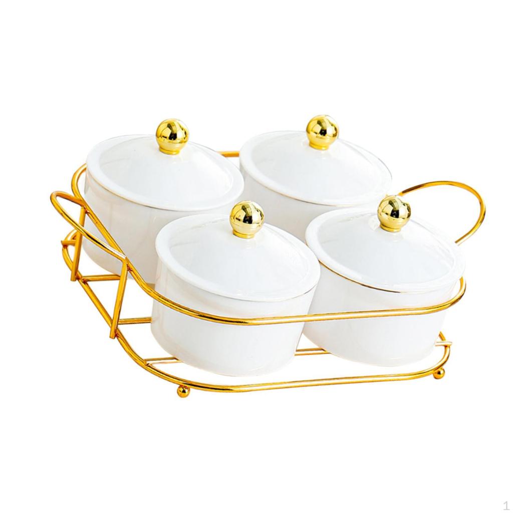 Divided Dried Fruit Plate Nuts Dish with Lid Serving Platter for Living Room