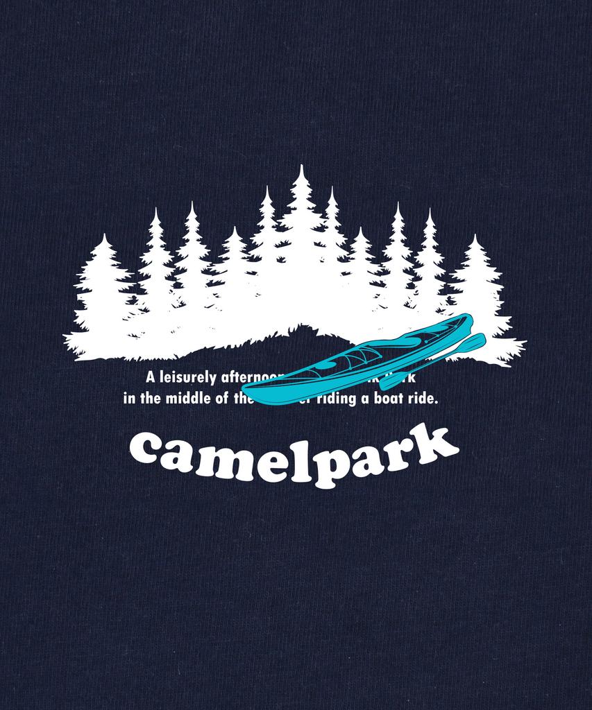CAMEL WORK Short Sleeve T-Shirt (Navy)