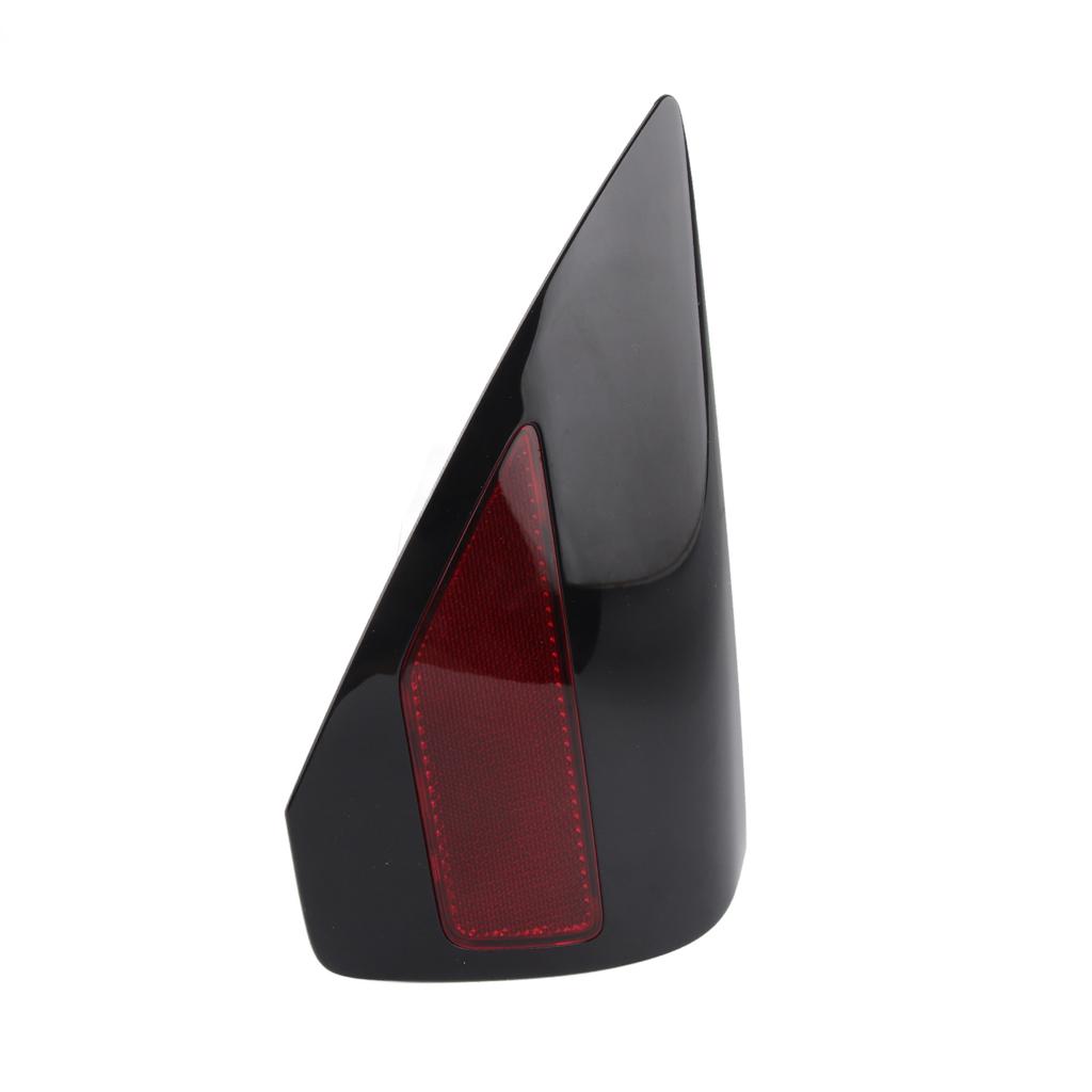 Rear Tail Light Panel Mount Reflector Cover Red High Visibility Bumper Charging Port Cover Replacement for Tesla Model