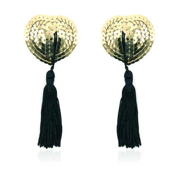 Multi-color Sexy Invisible Silicone Lingerie Sequin Tassel Nipple Stickers