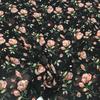100x150cm Micro-transparent Floral Pearl Chiffon Fabric for Clothes Dress Shirt Diy Sewing Flower Printed Cloth Soft
