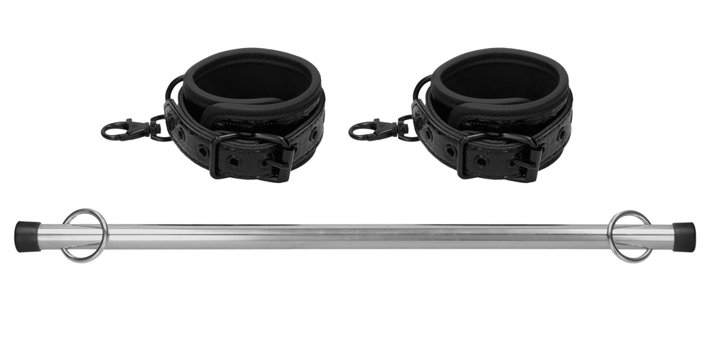 Luxury Ankle Restraint Bar 40cm - Ouch! Luxury - Bondage & Restraints