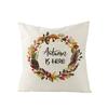 Home Thanksgiving Pumpkin Polyester Pillow Cover Home Sofa Pillow Cushion Cover
