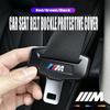 M Logo Car Soft Touch Silicone Seat Belt Buckle Protective Cover Decorative Accessories For BMW X1 X2 X3 X5 X4 X6 X7 iX3 F20 F10