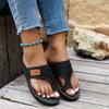 Spot Sommer Neu Dicke Sohle Farbkombination Klettverschluss Europäischer und Amerikanischer Berühmter Stil Strand Sandalen Damen