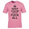 Funny Adult Joke Keep Calm And Do Fk All Tshirt