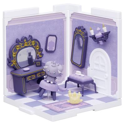 TAKARA TOMY Pokemon Poke Peace House ģērbtuve Nyasper & Mahomer