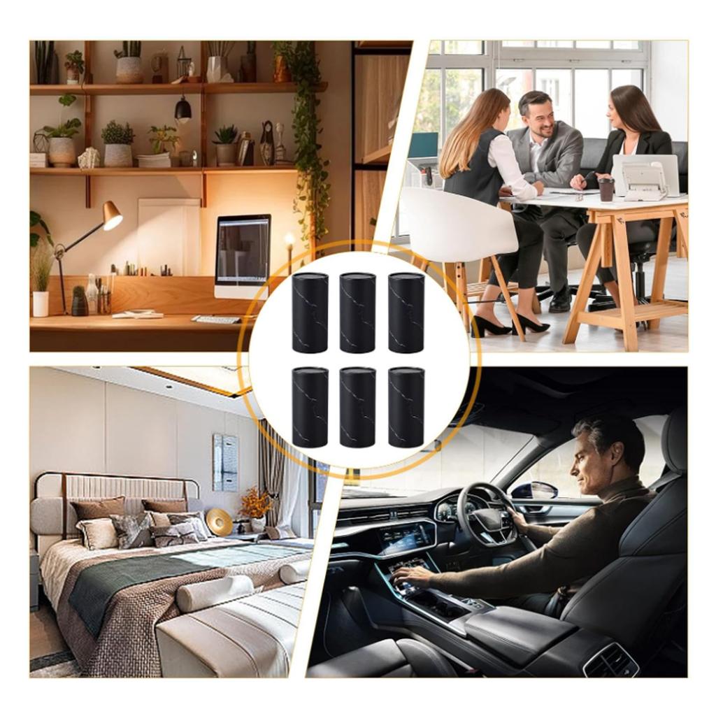 Car Tissue Holder Cylinder Type with Tissue Included Durable Portable Design Suitable for Vehicle Use and Easy Installation