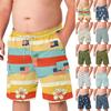 Men's Hawaiian Cargo Shorts Basic Casual Summer Outdoor Shorts