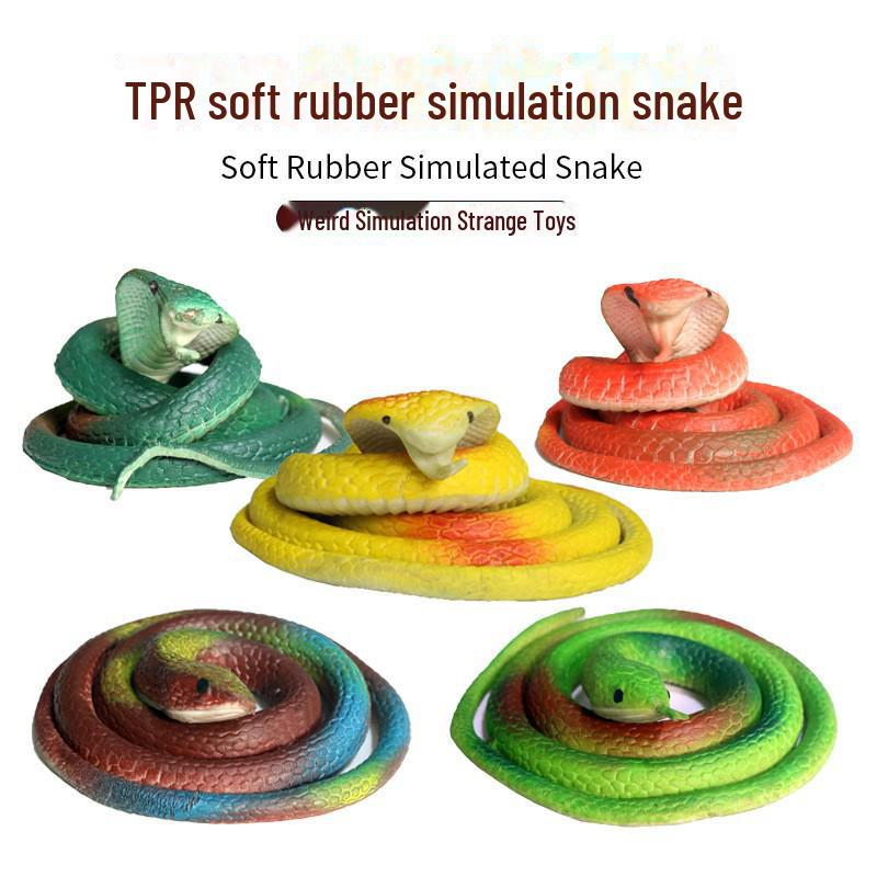 

Самый продаваемый реалистичный резиновый реквизит для розыгрышей в виде змеи: Мягкая, страшная поддельная модель кобры для шуточных подарков