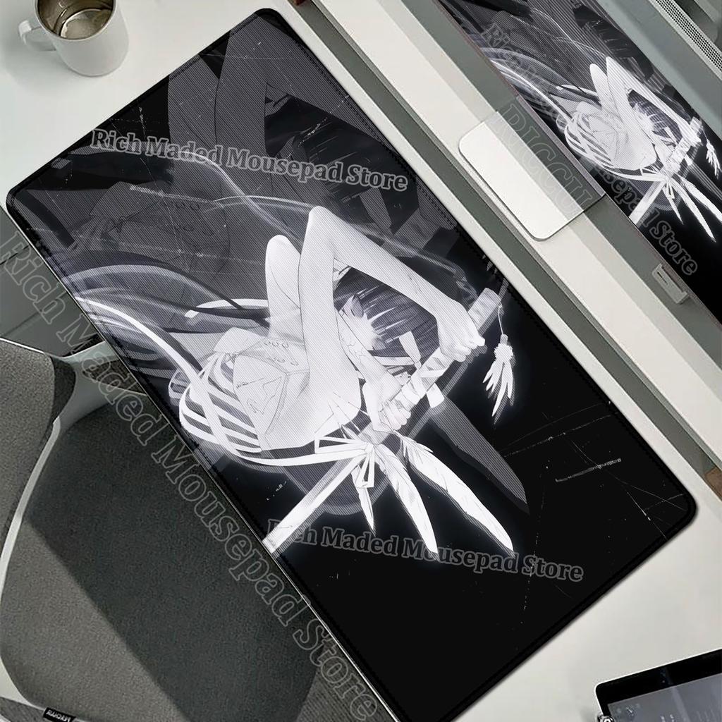 Anime Pretty Girl Large Cartoon Mouse Pad E-sports Anti slip Desk Mat Office Computer Keyboard Mousepad XXL Laptop Desktop Mats