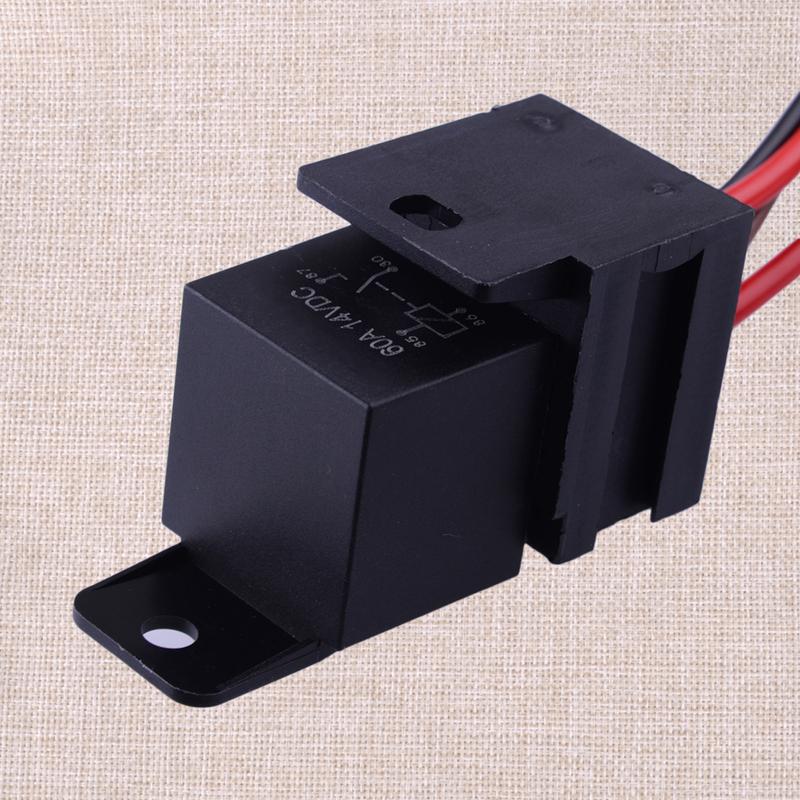 Car Truck Boat SUV Adjustable Electric Radiator Fan Thermostat 3-Pin Control Relay Wire Kit 12V Universal