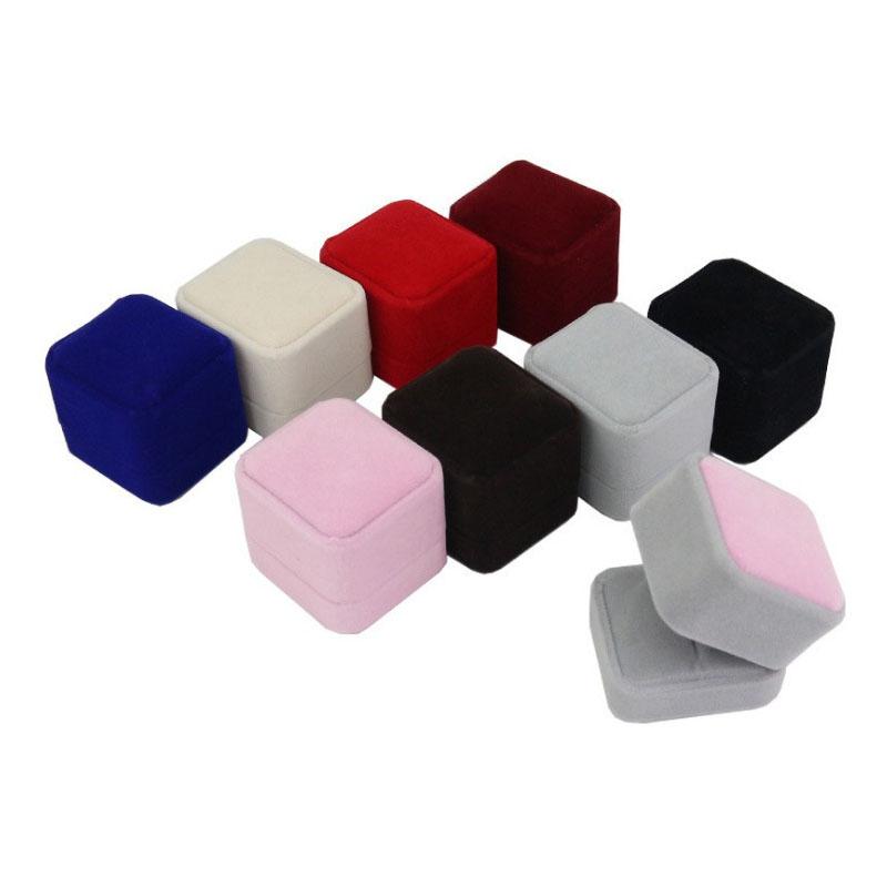 1 PZ Scatole per Anelli Scatola per Fedi Nuziali Custodia per Gioielli Scatola per Fedi Nuziali Scatola per Anello di Fidanzamento Porta Anelli JJH01