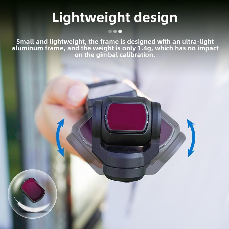 2025 für DJI OSMO POCKET 3 Filter UV-Schutzlinse ND-Dimmung CPL-Polarisator Zubehör