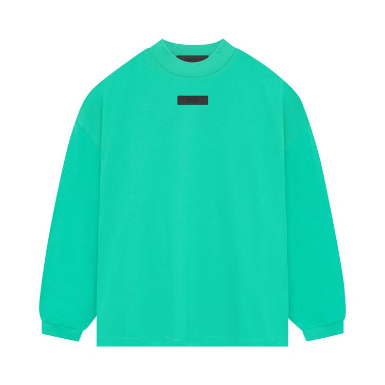 Heren T-shirt Fear of God Essentials Longsleeve 'Mint Leaf' XL