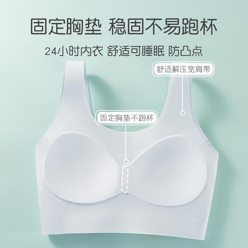 Development Period Tube Top Girls Underwear Seamless Middle and High School Students Chest Wrapping Breathable Thin Fixed Girls Vest Bra