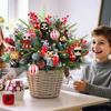 Christmas Advent Calendar 24 Days Countdown Calendar with 24 Acrylic Collectible Cartoon Figures Surprise Gifts for Kids Adults
