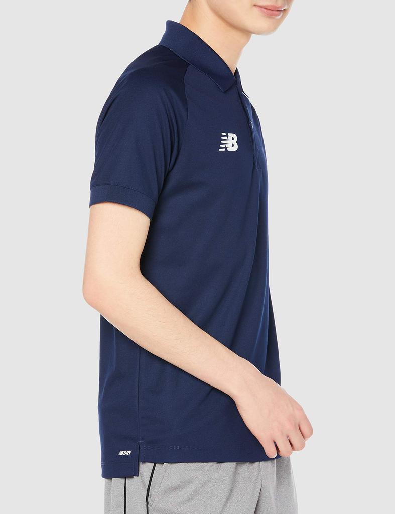 Polo Shirt Navy Japan 2XL To Japanese Size [New Balance] Soccer/Football (NV) (equivalent 2L)