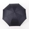 Add full fiber fake double-layer wind resistant business long handle umbrella breathable men's golf