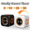 Cronometru Senzor de Gravitație Cronometru Flip 4 Timpi Predefiniți Numărătoare Inversă Personalizată Cub Cronometru de Bucătărie Ecran LED Instrumente de Management pentru Casă Școală3