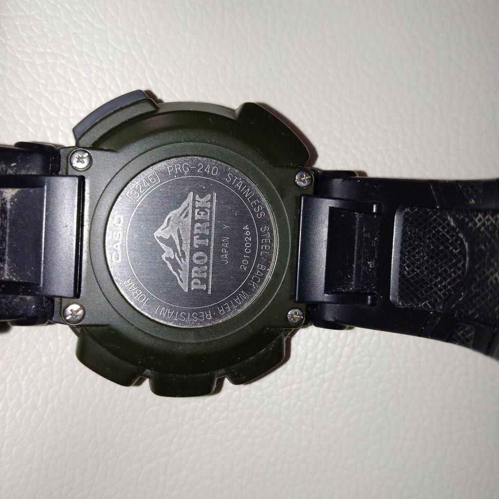 Used CASIO PROTREK 3246JA watch