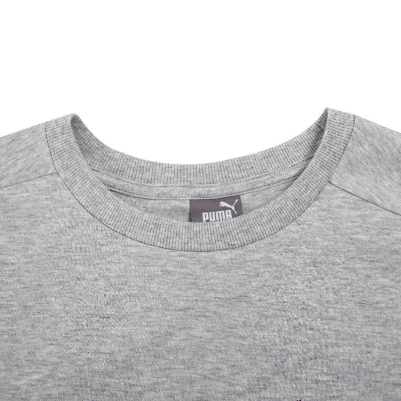 PUMA RAD/CAL Sweatshirts Men's Gray Crew Neck Moderate Regular 675705-04