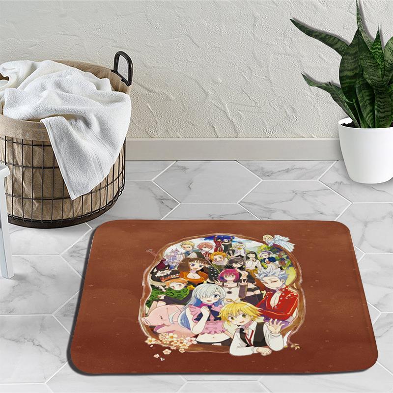 Covorul The Seven Deadly Sins desen animat sufragerie dormitor covor balcon baie covor antiderapant covor exterior cadou de zi