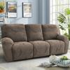 1/2/3-Sitzer geteilte Relax-Sofabezüge Jacquard Stretch Sesselbezug mit Seitentasche Abnehmbarer Sesselbezug für Zuhause