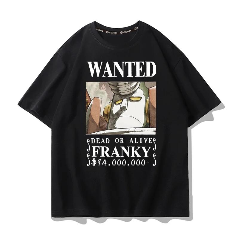 ONE PIECE Animation Passionnée Tendance Manches Courtes Mode Homme Tendance Marque Rue Lâche Couple Haut Vêtement Confortable Lâche