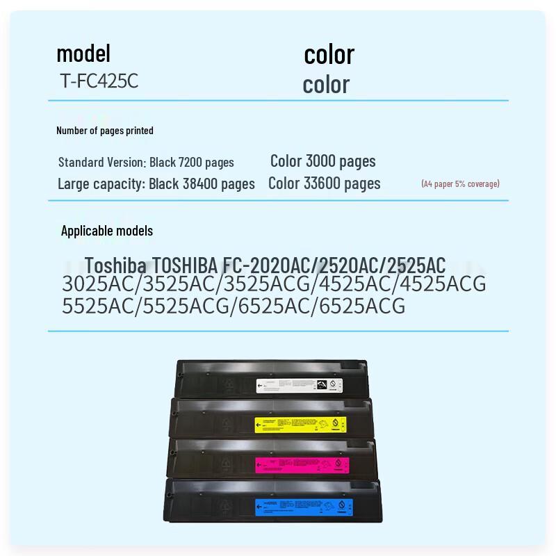 CB Compatible T-FC425C-M Magenta Toner Cartridge