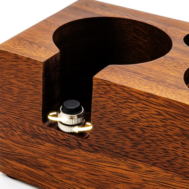 Elegant Wood Coffee Tamper Holder Practical Espresso Accessories Support Base Rack Professional Baristas Equipment