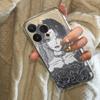 Manga Bride Wedding Clear Phone Case for iPhone 17 16 15 14 13 12 11 16E Series Pro Max Plus Double Layer Protection