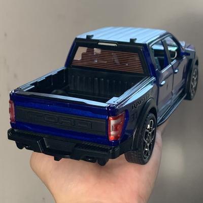 1:20 Ford Raptor F150 Off Road Pickup Truck Alloy Metal Diecast Model Car Desktop Display Ornaments Valentine's Day Gifts Friend